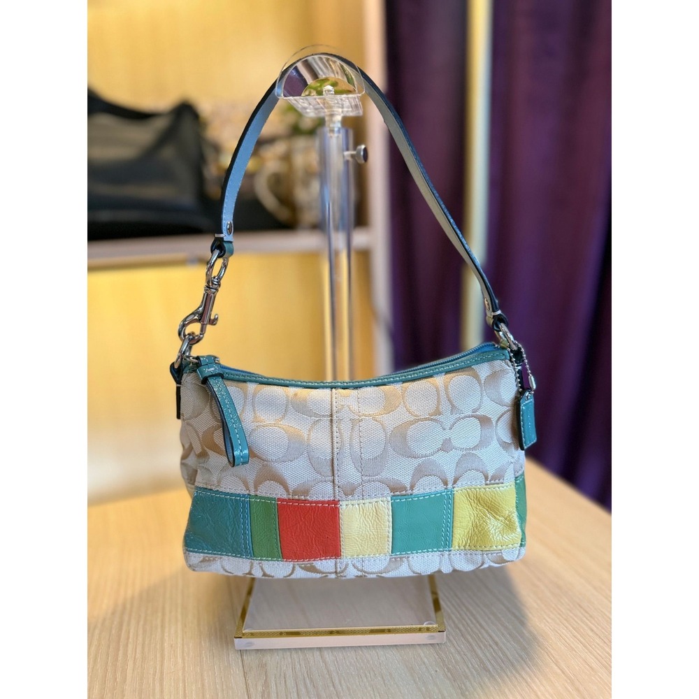 Coach Color Block Demi + Signature